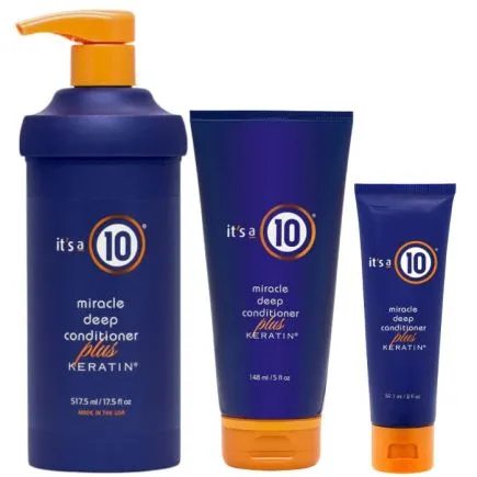 It's A 10 Miracle Deep Conditioner Plus Keratin 5oz